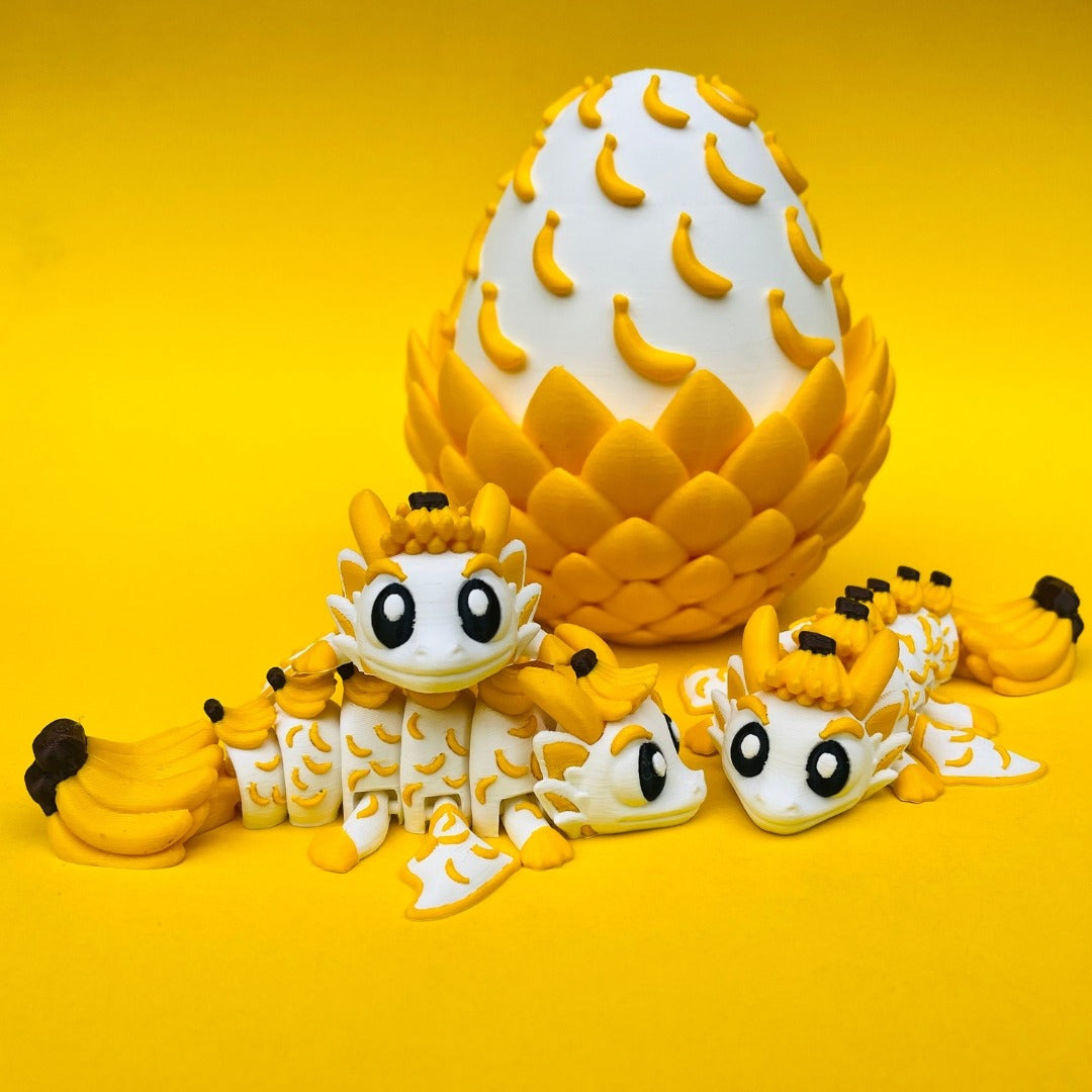 Themed Mini Dragons - Themed Dragons with Matching Eggs - 3D Printed Articulating Figure