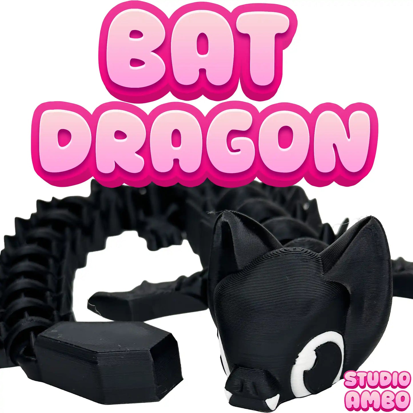 Large Animal Fusion Dragons - Ultimate Mashup Dragons - 3D Printed Articulating Figure