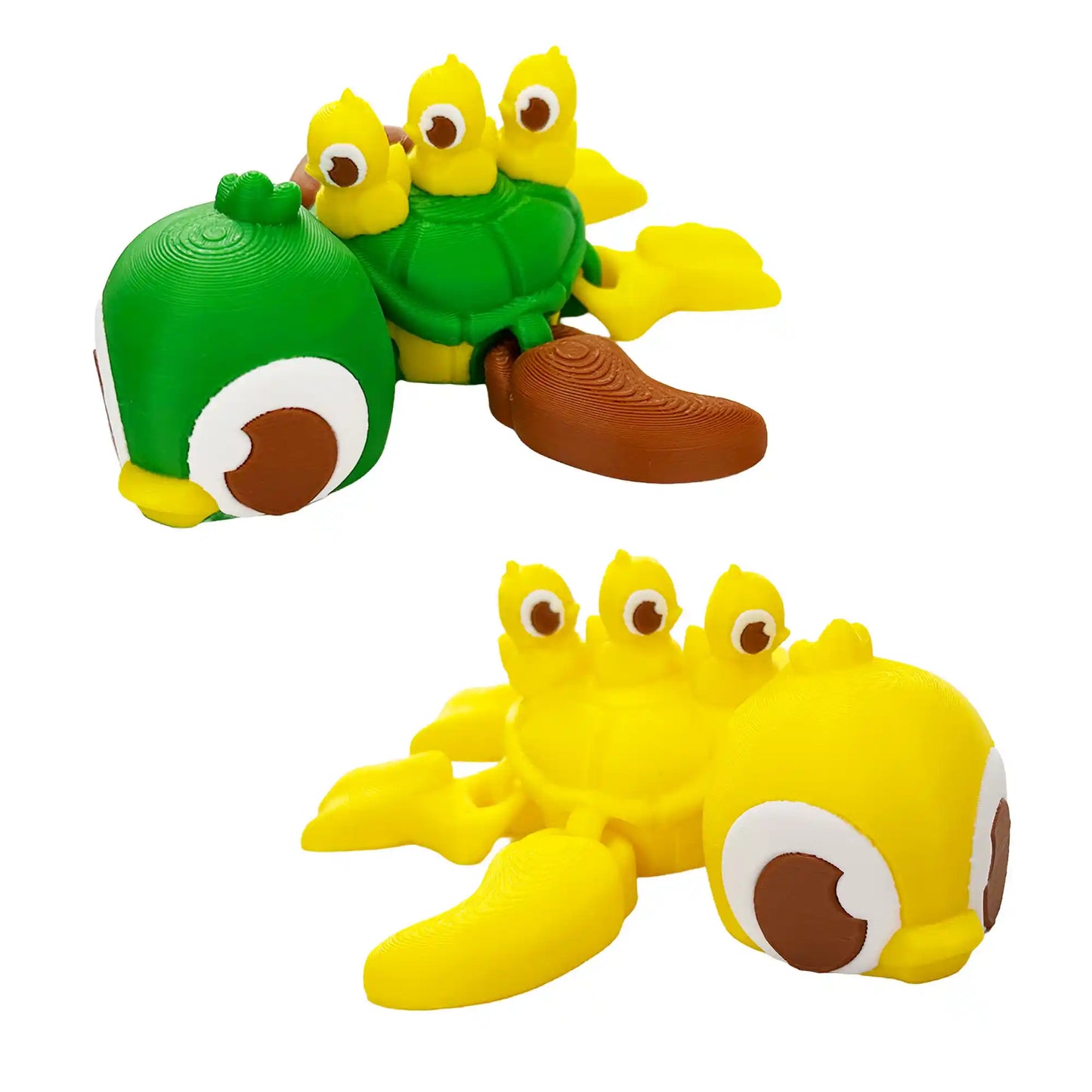 Animal Fusion Turtles - Ultimate Mashup Turtles - 3D Printed Articulating Figure