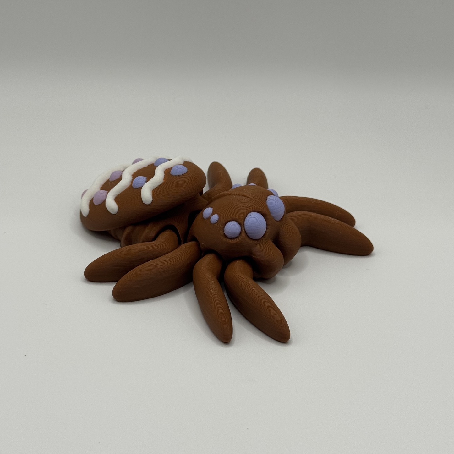 Articulated Themed Spiders - Arachnid Desk Creature - 3D Printed Articulating Figure