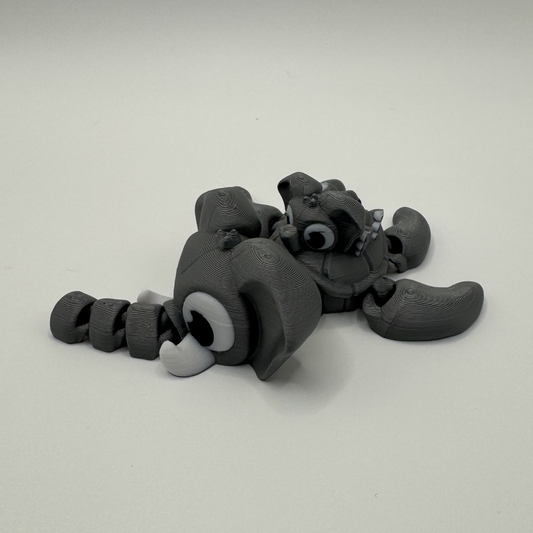 Animal Fusion Turtles - Ultimate Mashup Turtles - 3D Printed Articulating Figure