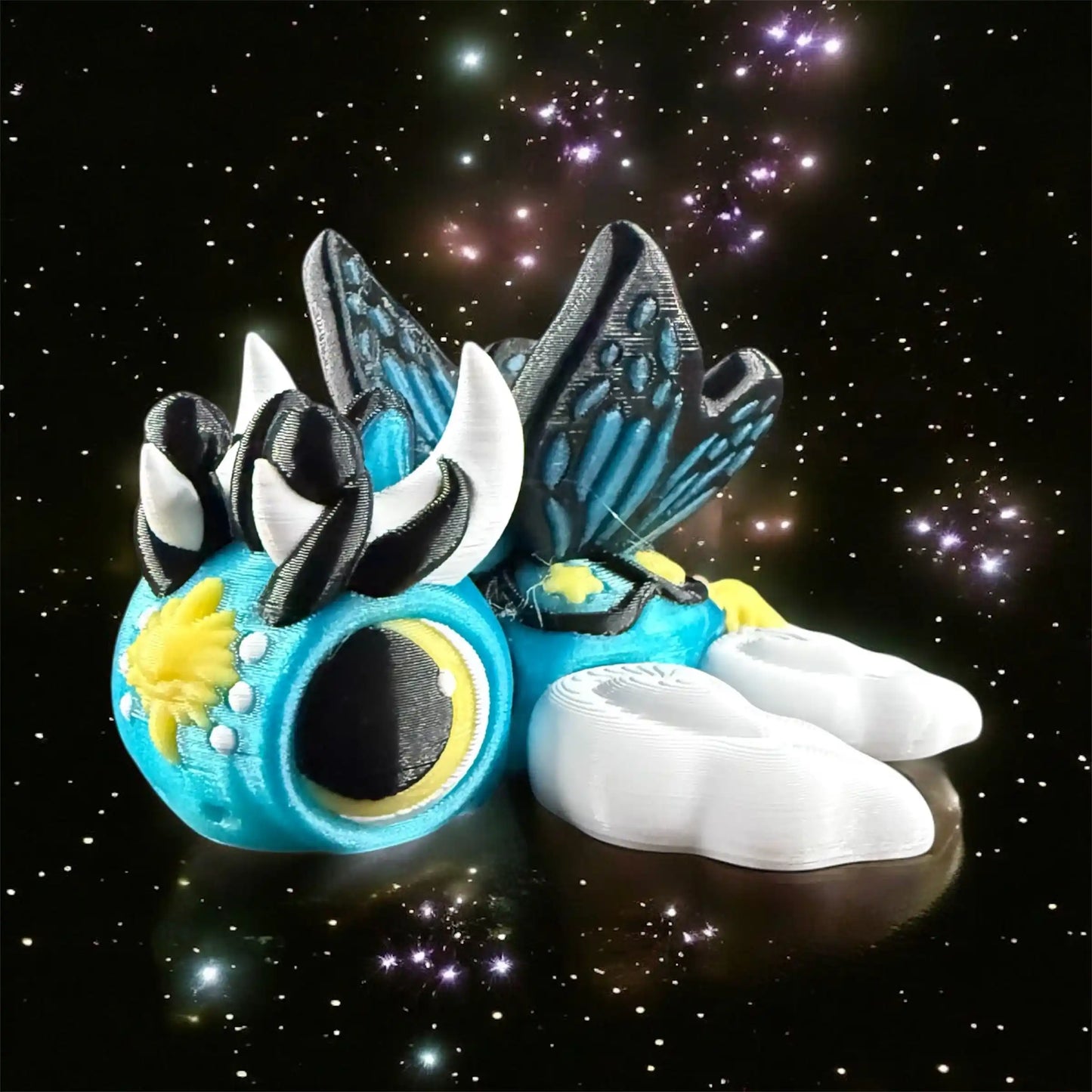 Zodiac Turtles - Astrology Themed Desk Creature - 3D Printed Articulating Figure