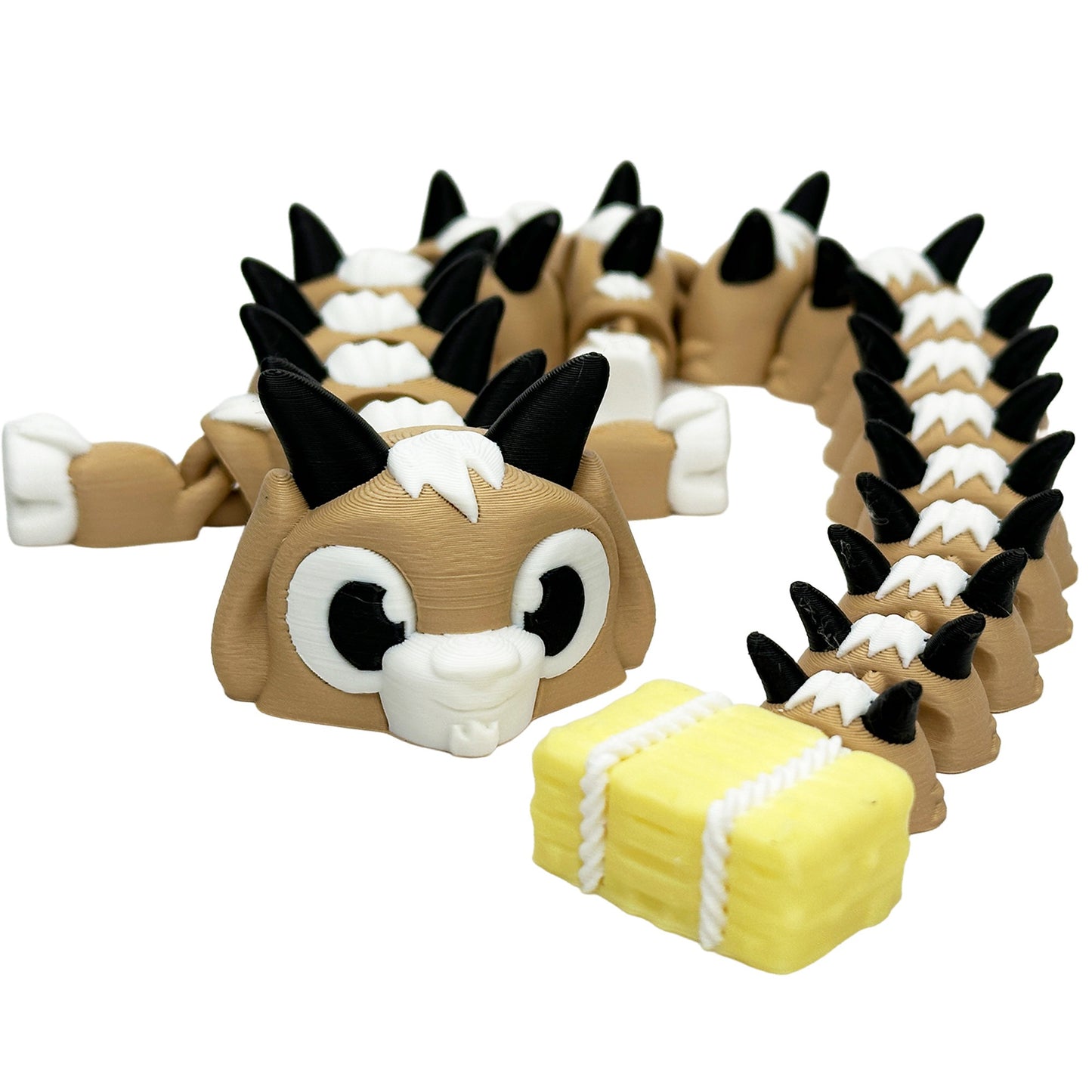 Large Animal Fusion Dragons - Ultimate Mashup Dragons - 3D Printed Articulating Figure