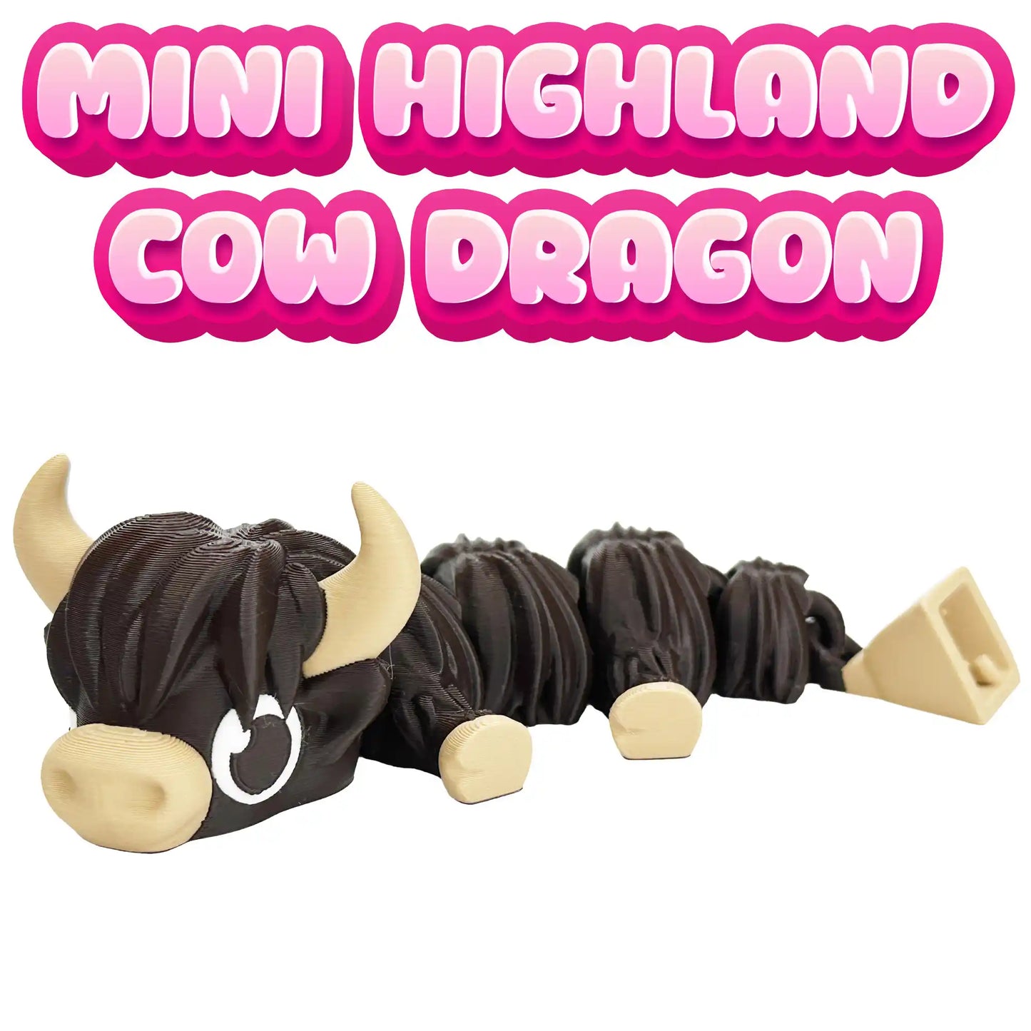 Mini Animal Fusion Dragons - Ultimate Mashup Mini Dragons - 3D Printed Articulating Figure