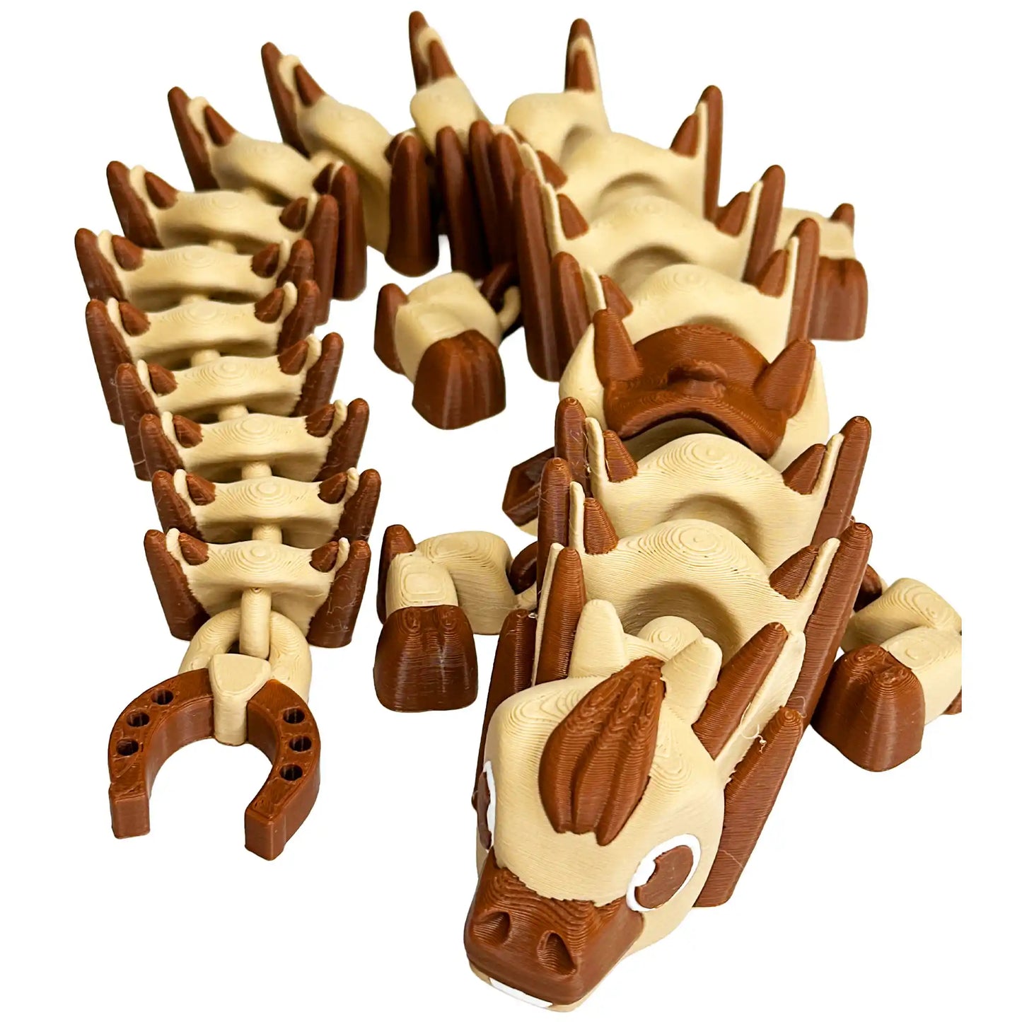 Large Animal Fusion Dragons - Ultimate Mashup Dragons - 3D Printed Articulating Figure