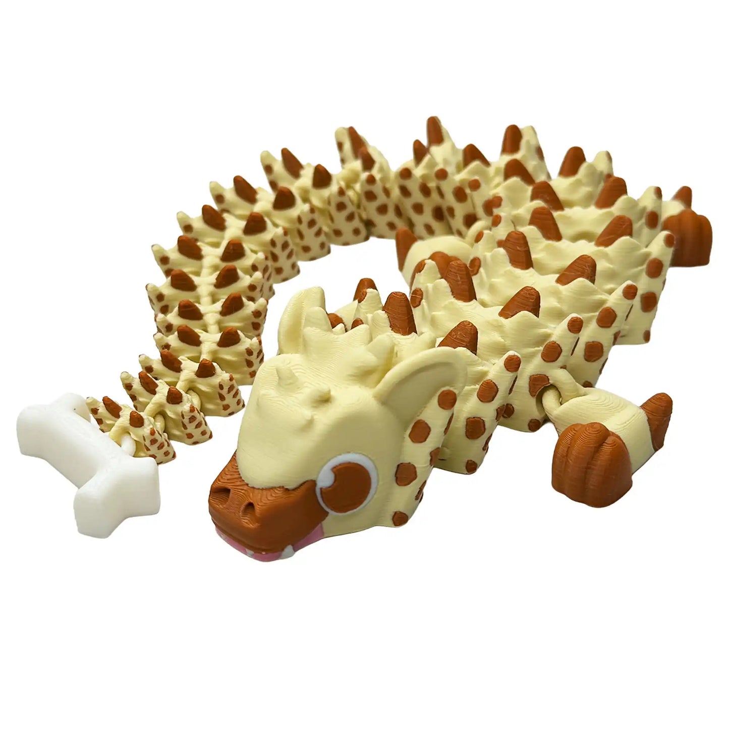 Large Animal Fusion Dragons - Ultimate Mashup Dragons - 3D Printed Articulating Figure