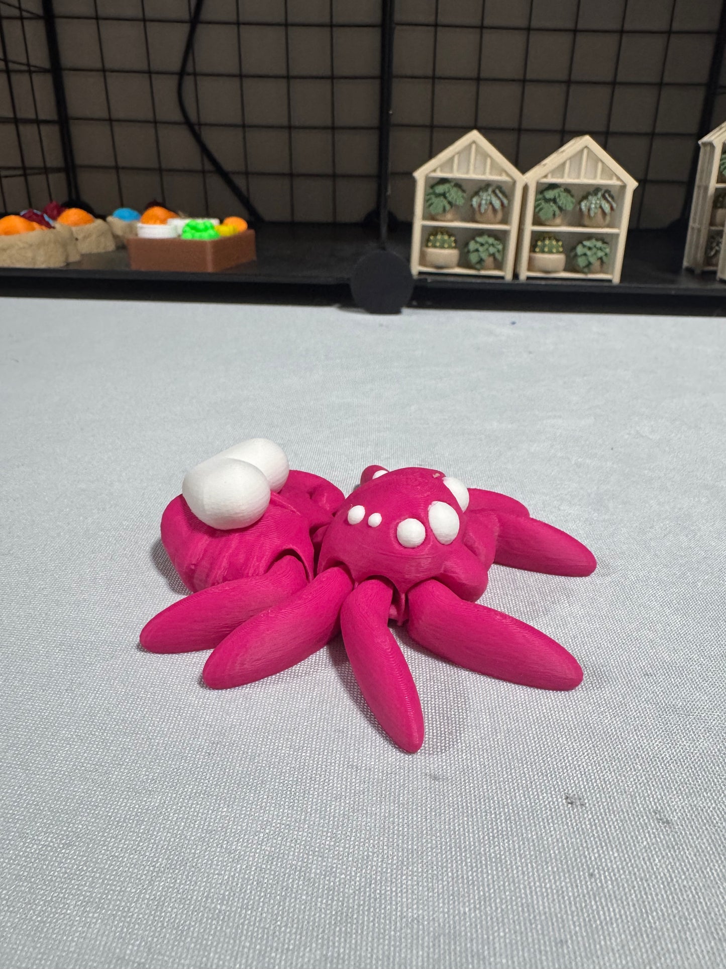 Articulated Themed Spiders - Arachnid Desk Creature - 3D Printed Articulating Figure