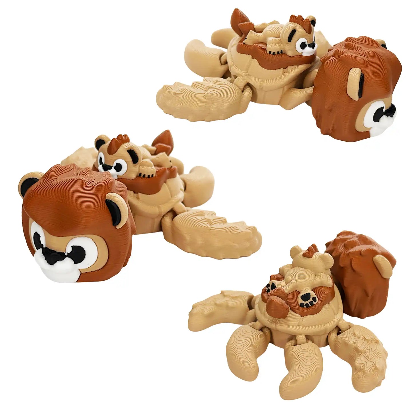 Animal Fusion Turtles - Ultimate Mashup Turtles - 3D Printed Articulating Figure