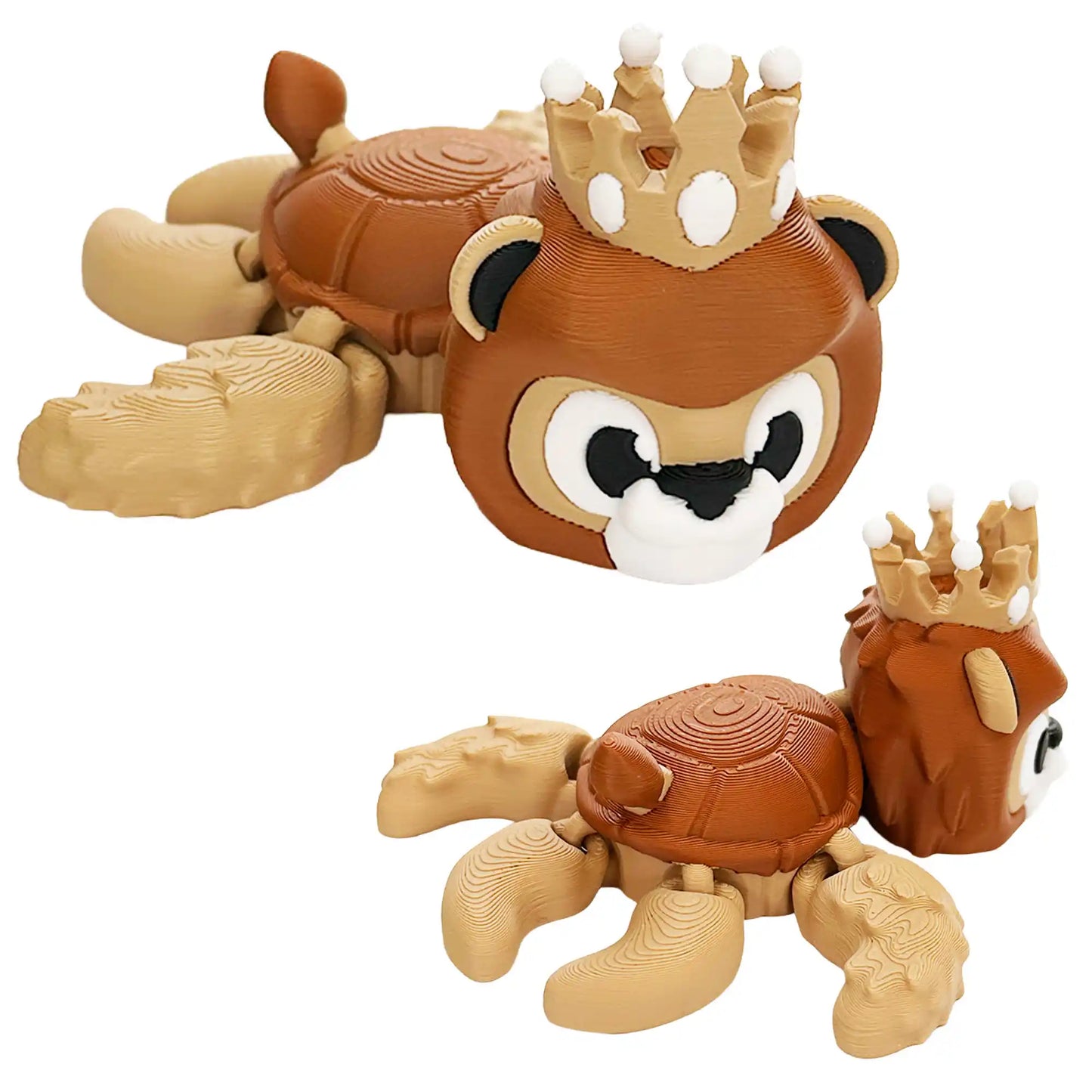 Animal Fusion Turtles - Ultimate Mashup Turtles - 3D Printed Articulating Figure