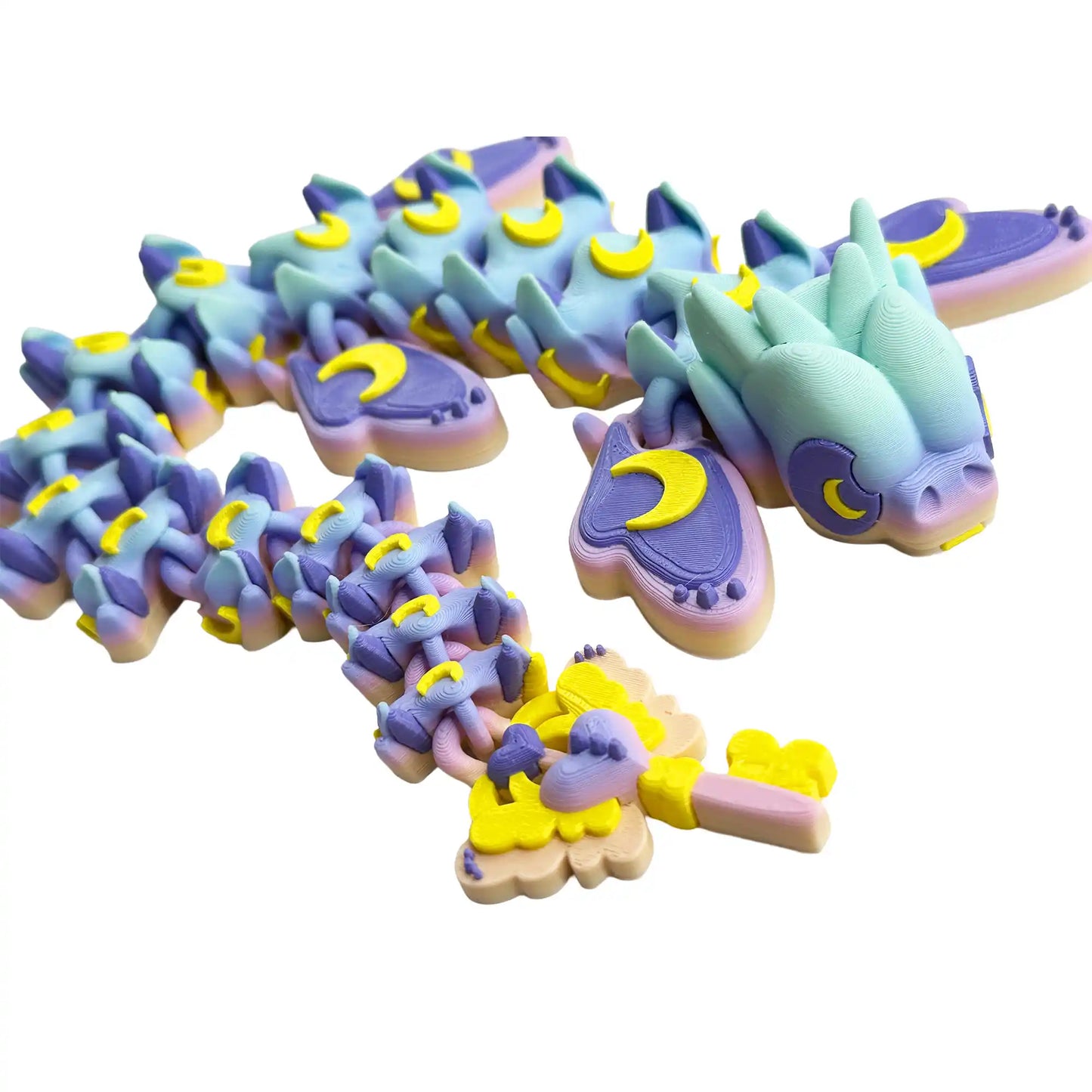 Large Animal Fusion Dragons - Ultimate Mashup Dragons - 3D Printed Articulating Figure