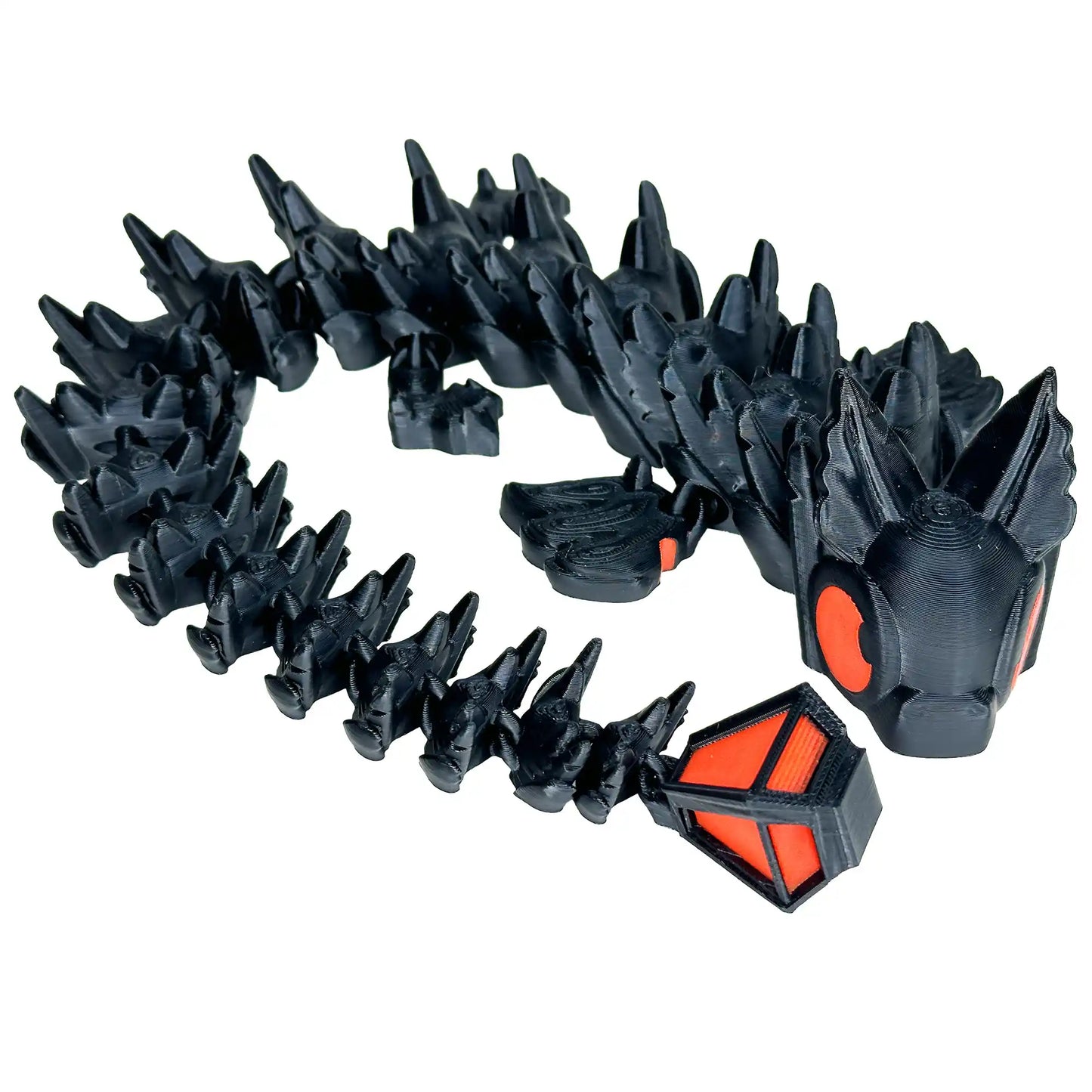 Large Animal Fusion Dragons - Ultimate Mashup Dragons - 3D Printed Articulating Figure