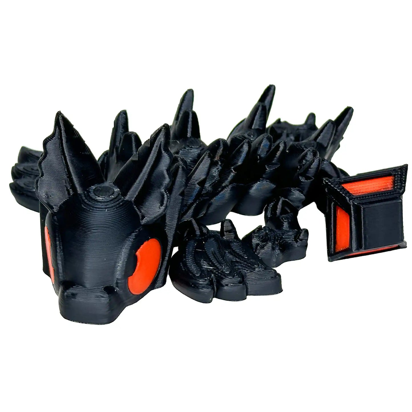 Mini Animal Fusion Dragons - Ultimate Mashup Mini Dragons - 3D Printed Articulating Figure