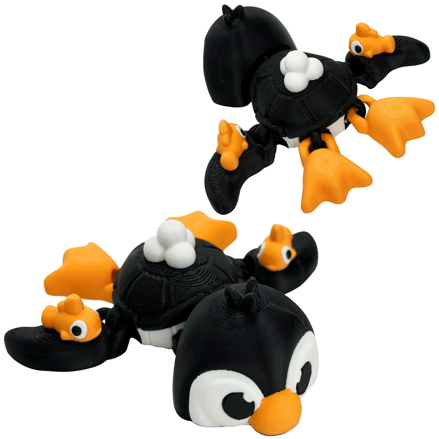 Animal Fusion Turtles - Ultimate Mashup Turtles - 3D Printed Articulating Figure