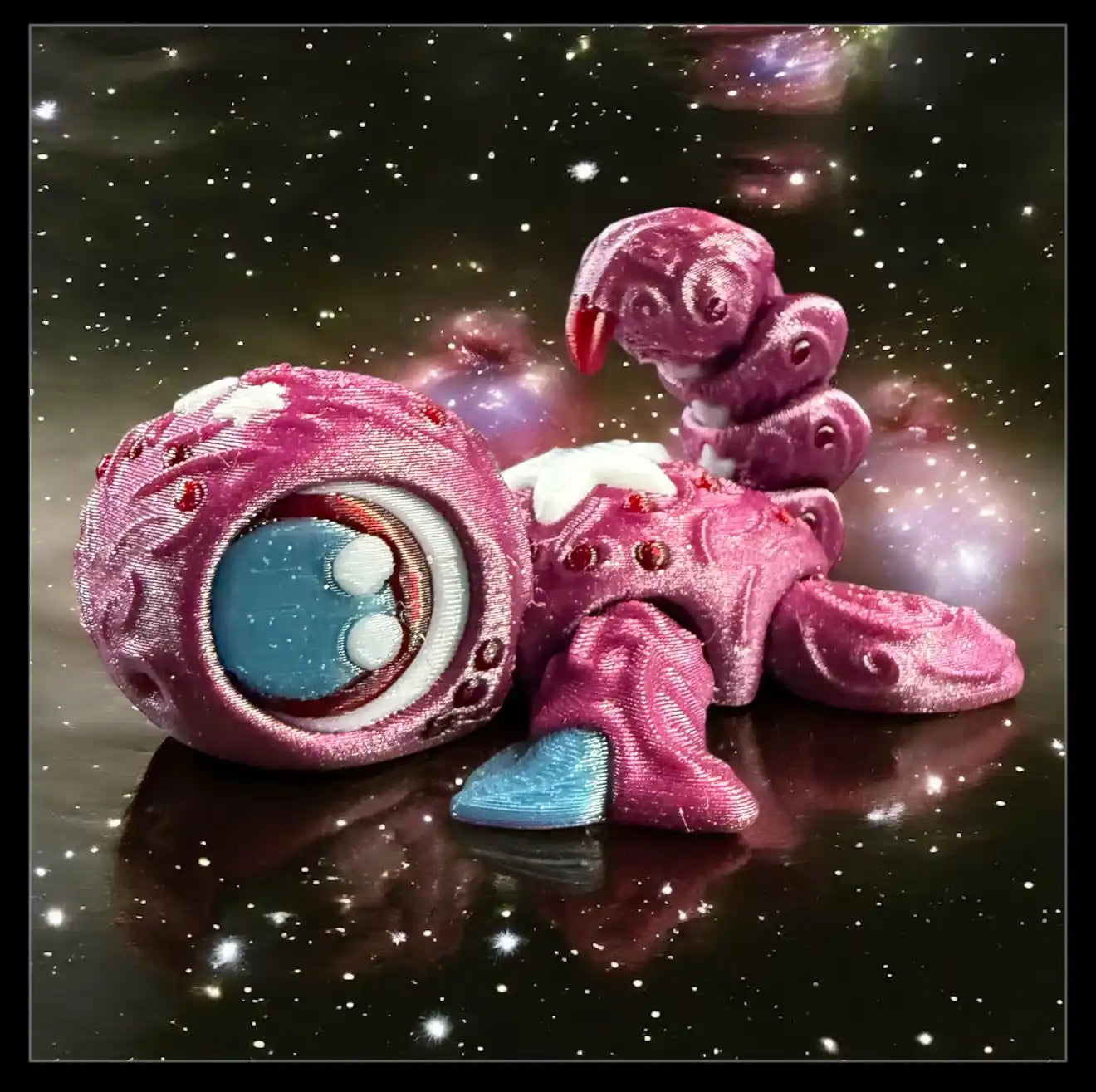 Zodiac Turtles - Astrology Themed Desk Creature - 3D Printed Articulating Figure