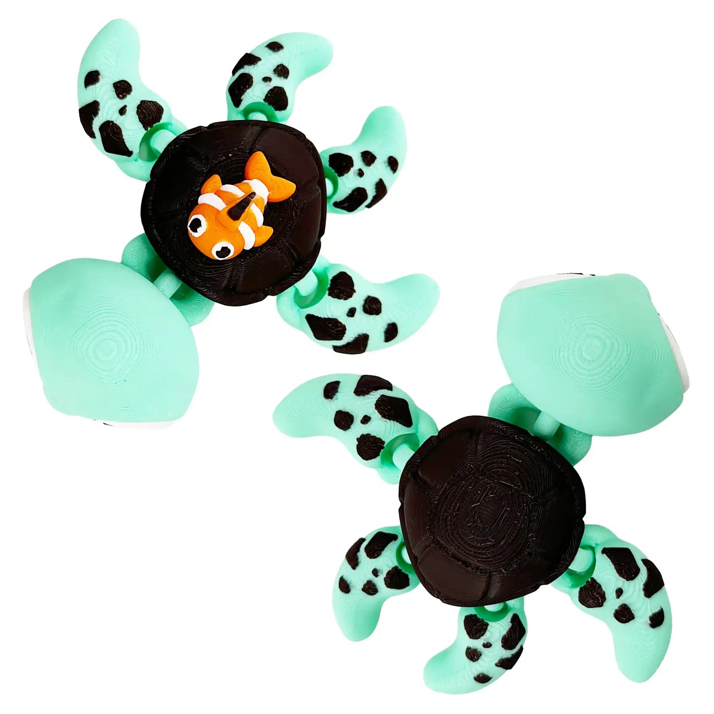 Animal Fusion Turtles - Ultimate Mashup Turtles - 3D Printed Articulating Figure