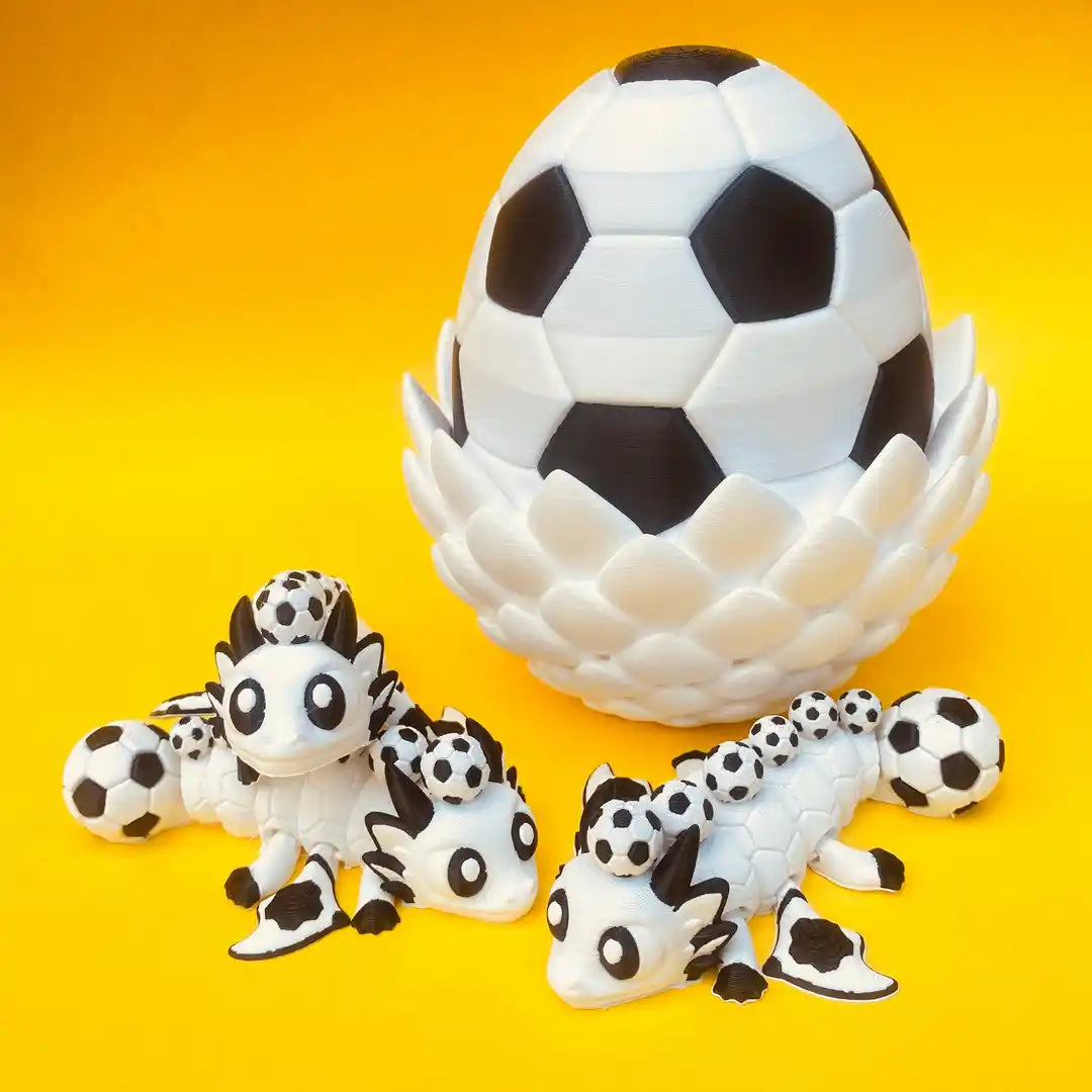 Themed Mini Dragons - Themed Dragons with Matching Eggs - 3D Printed Articulating Figure