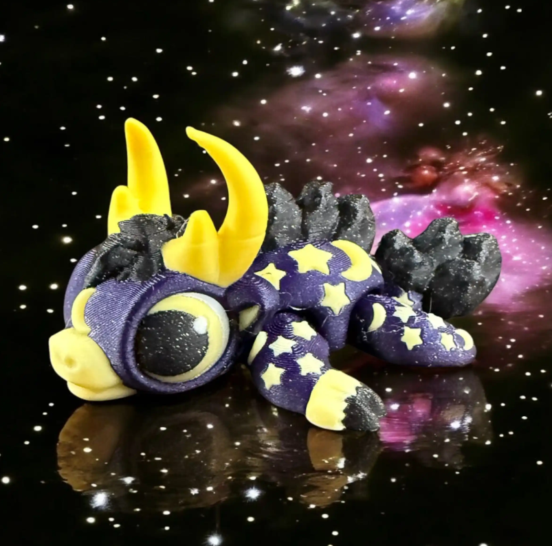 Zodiac Turtles - Astrology Themed Desk Creature - 3D Printed Articulating Figure