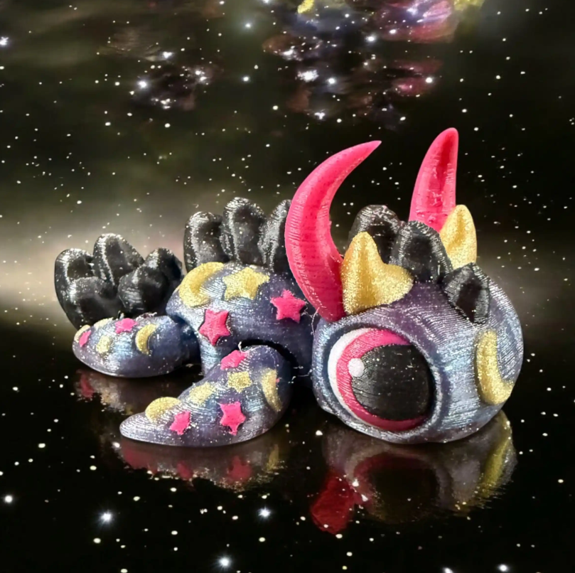 Zodiac Turtles - Astrology Themed Desk Creature - 3D Printed Articulating Figure
