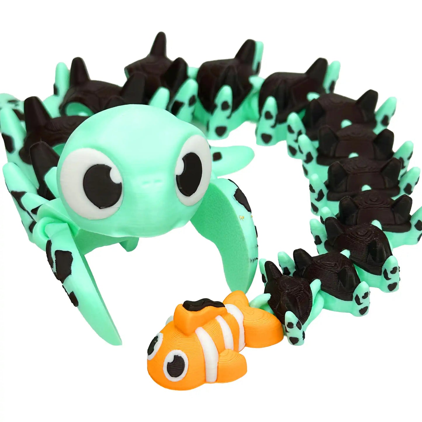Large Animal Fusion Dragons - Ultimate Mashup Dragons - 3D Printed Articulating Figure