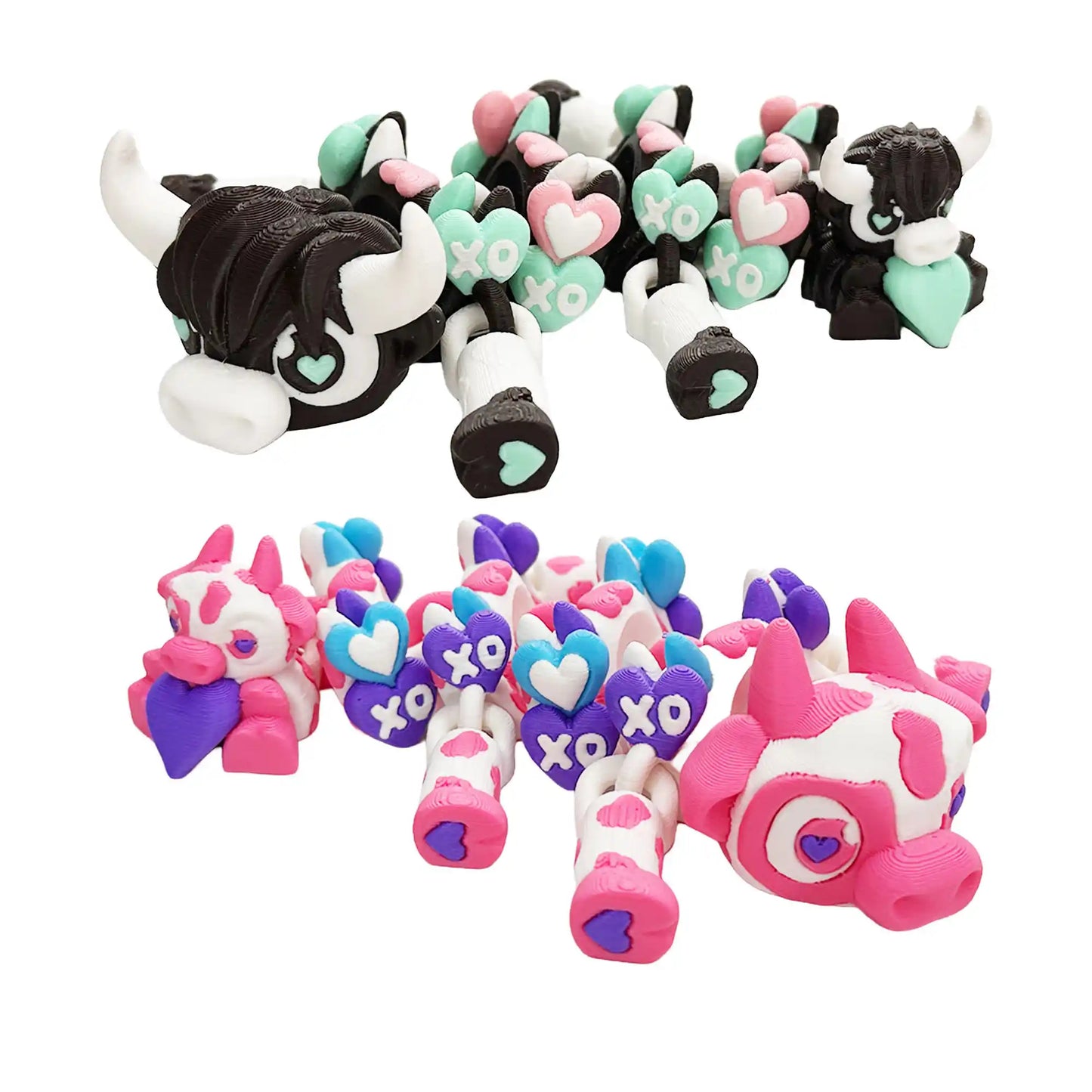 Mini Animal Fusion Dragons - Ultimate Mashup Mini Dragons - 3D Printed Articulating Figure