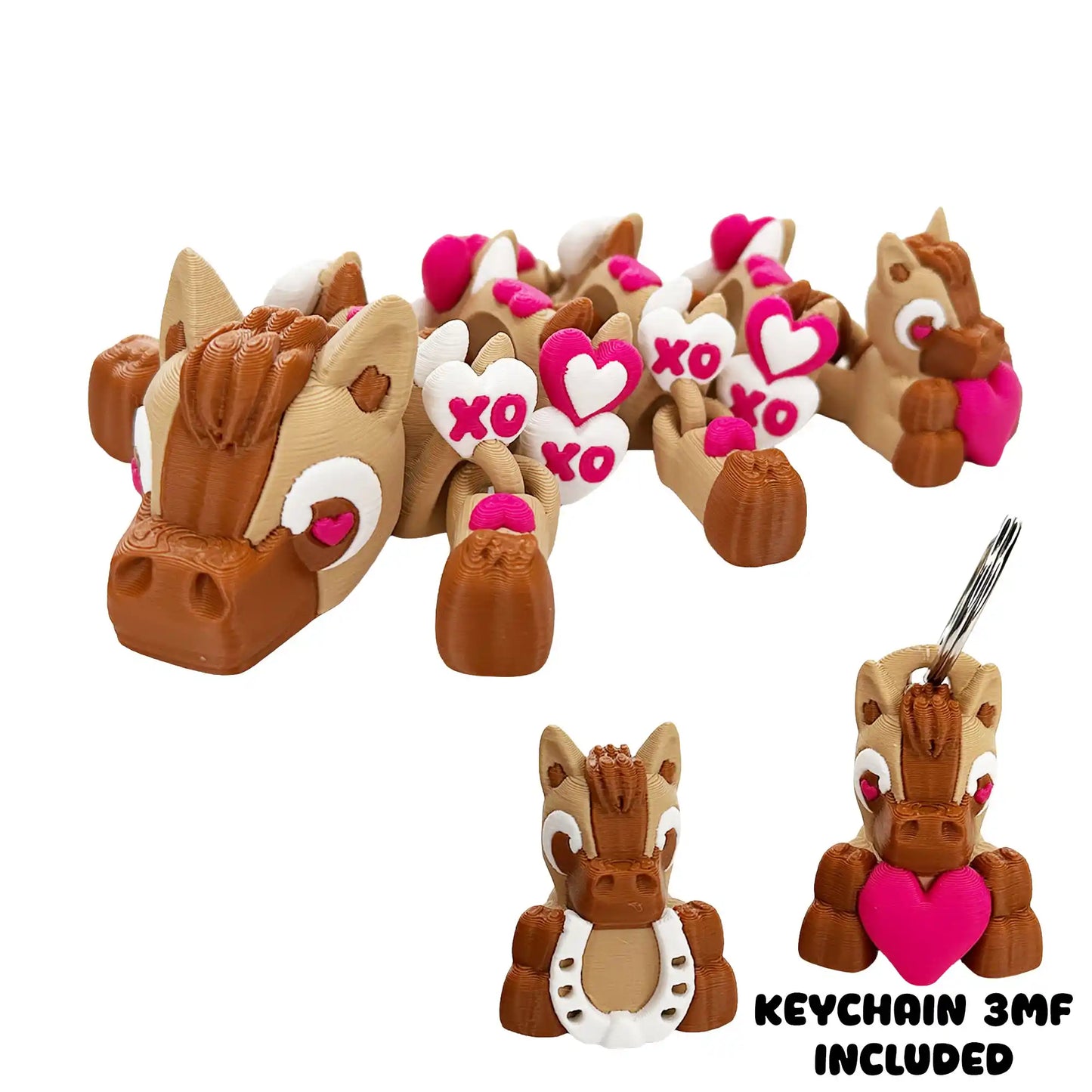 Mini Animal Fusion Dragons - Ultimate Mashup Mini Dragons - 3D Printed Articulating Figure