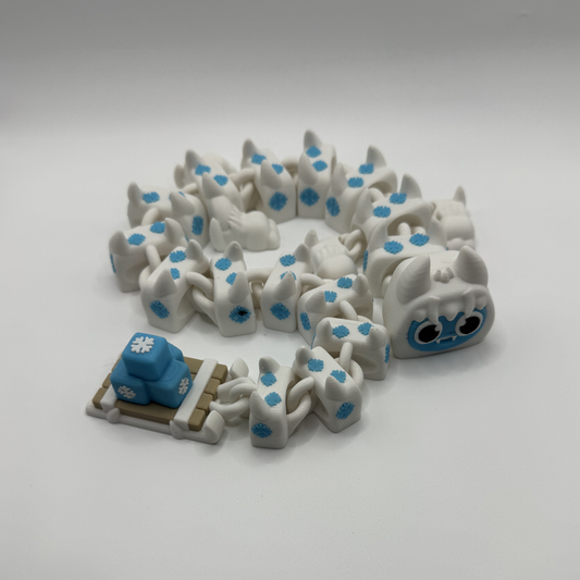 Large Animal Fusion Dragons - Ultimate Mashup Dragons - 3D Printed Articulating Figure