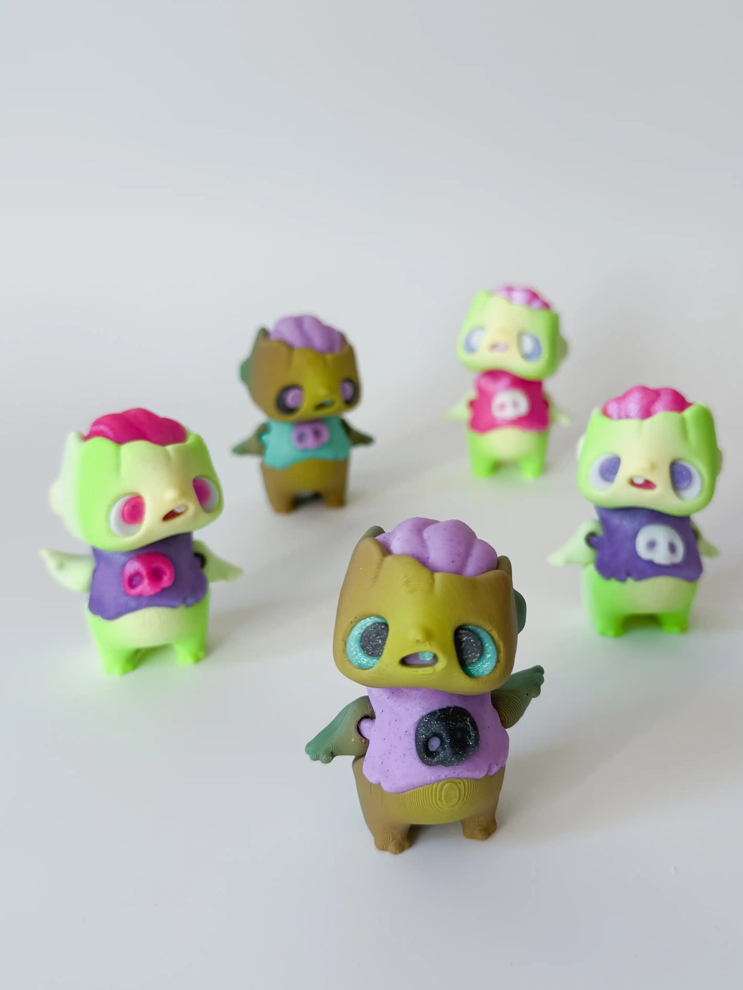 Pixie Creatures - Mystical Desk Buddies - 3D Printed Articulating Figure